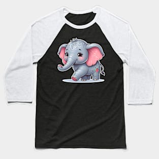 Cute Elephant Baseball T-Shirt